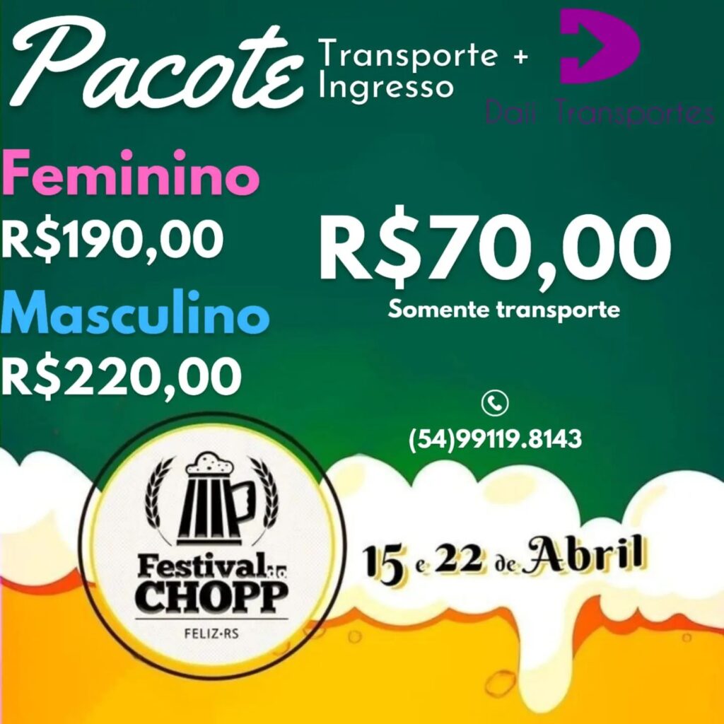 Festival do chopp – Feliz